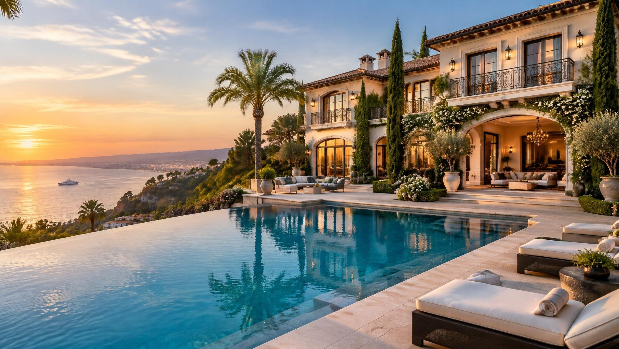 celebrity mediterranean mansion