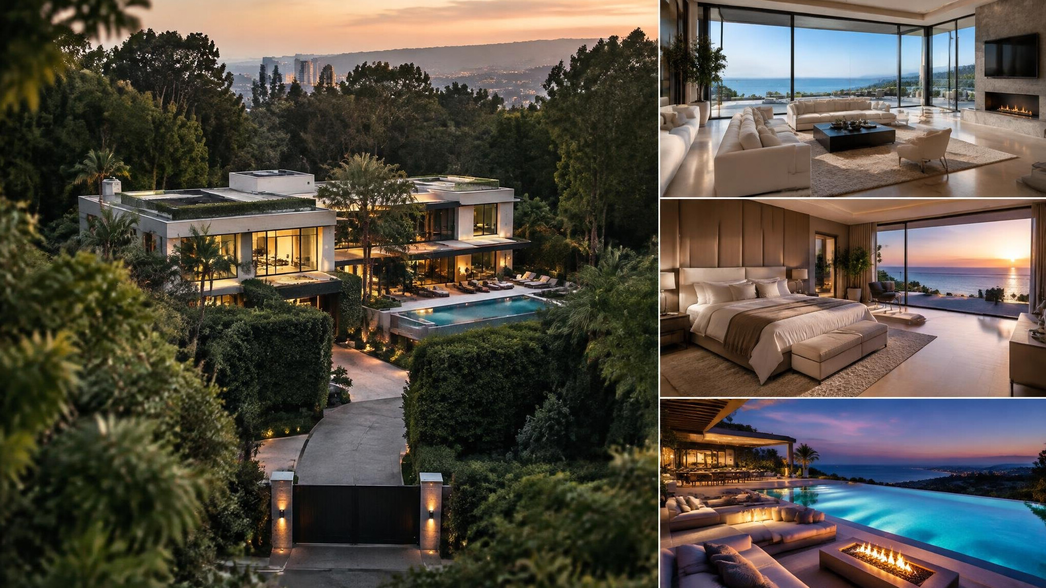 luxury celebrity mansion hidden