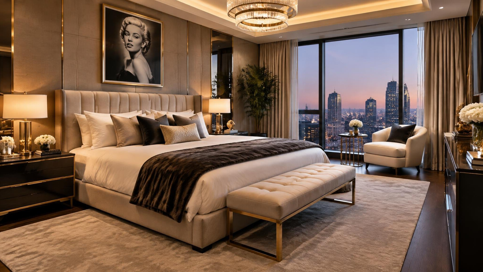 bedroom celebrity style