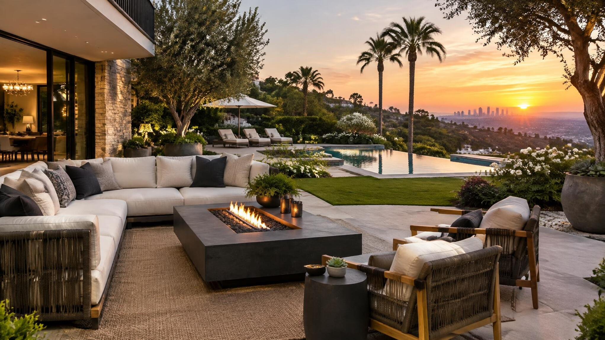 outdoor celebrity patio