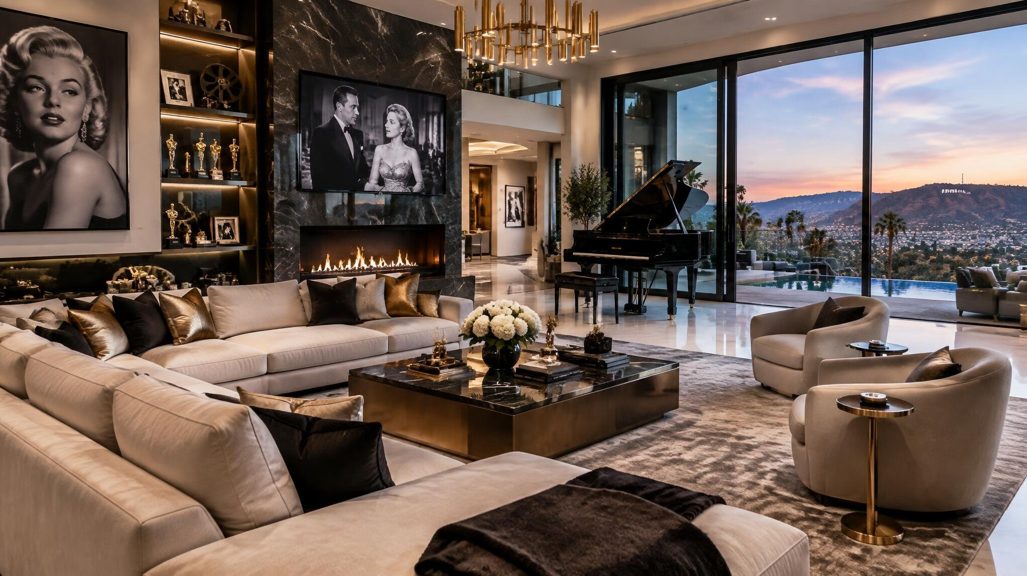 celebrity home interior design