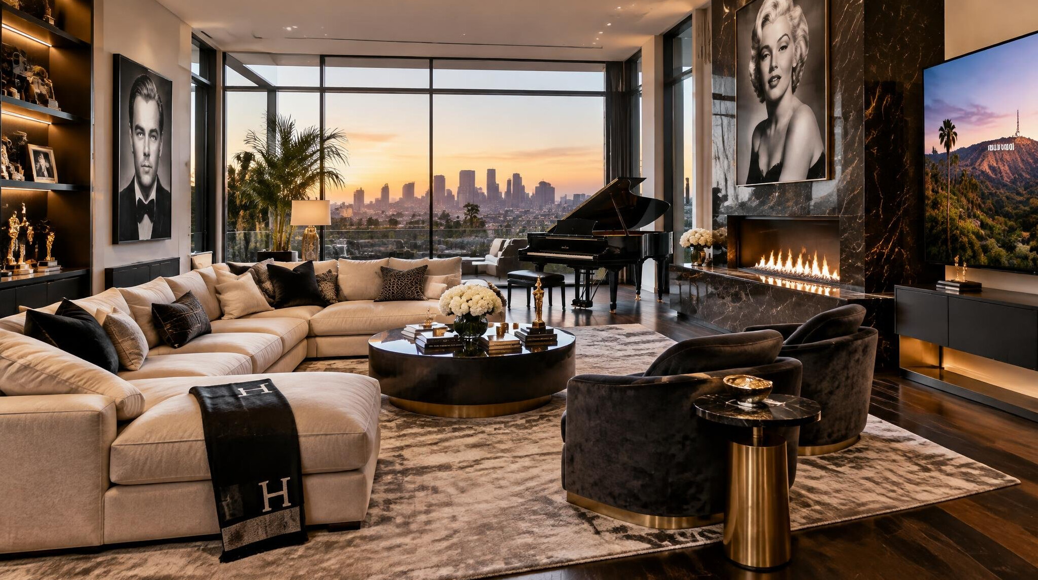 celebrity home interior design