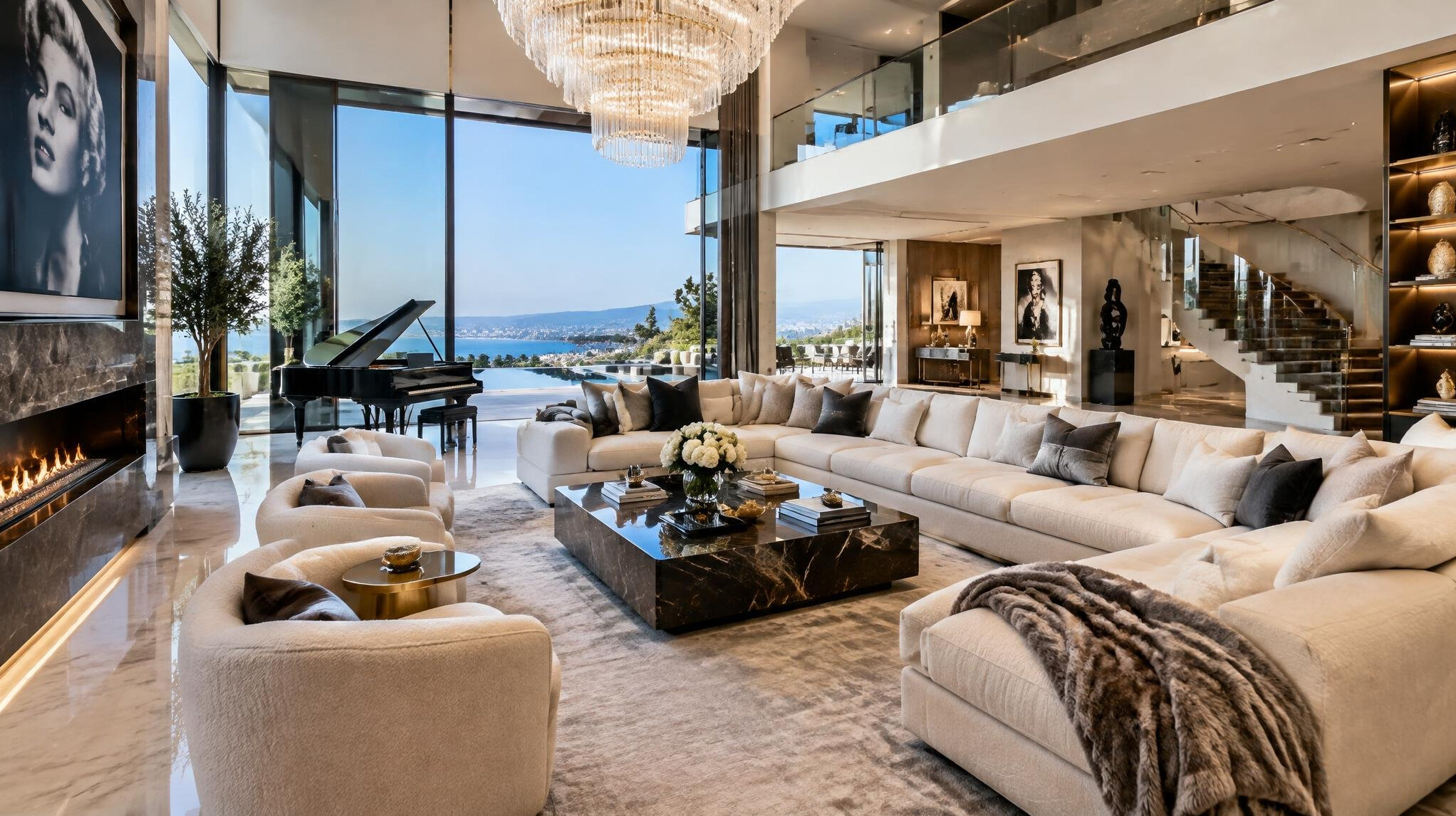 luxury celebrity home interior