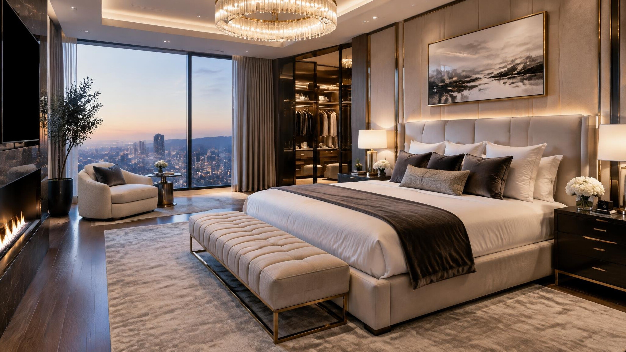 celebrity bedroom interior