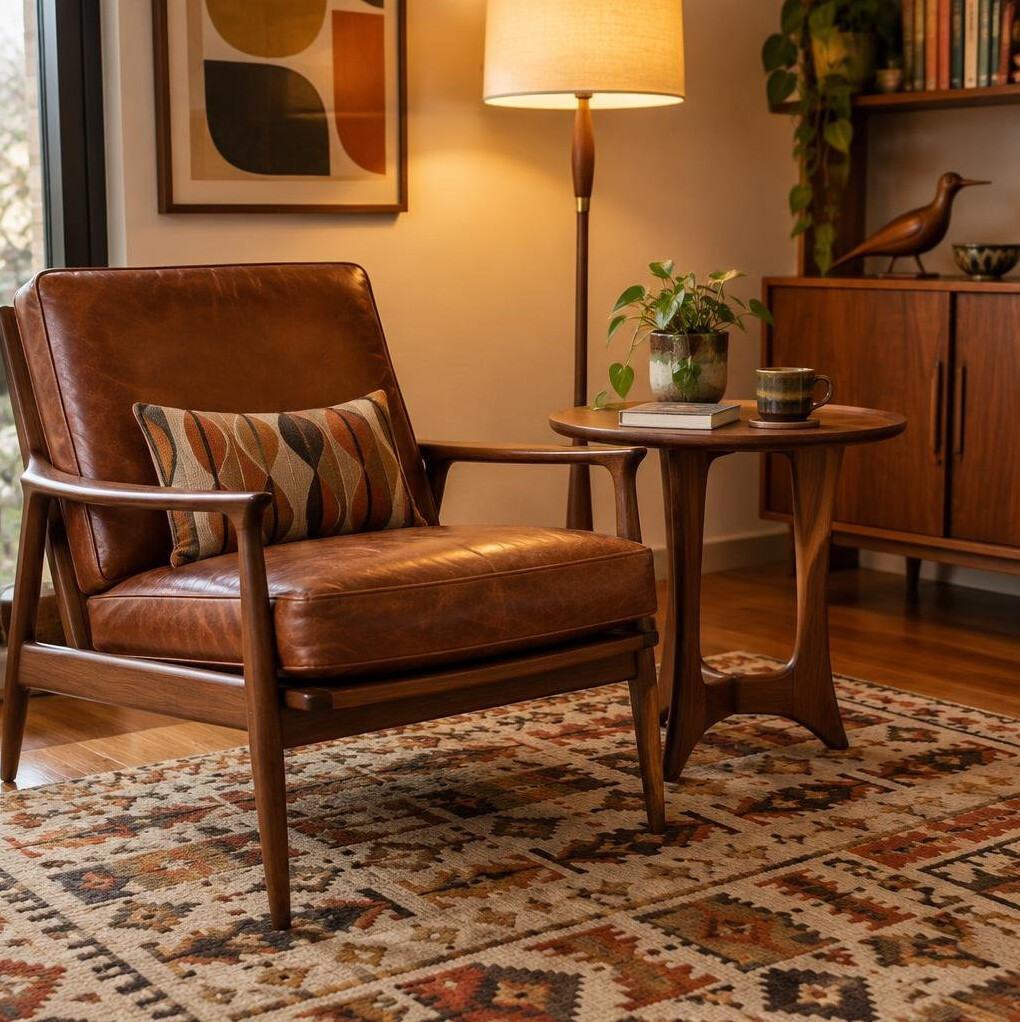 Vintage mid-century furniture corner